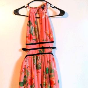 Express floral maxi dress
